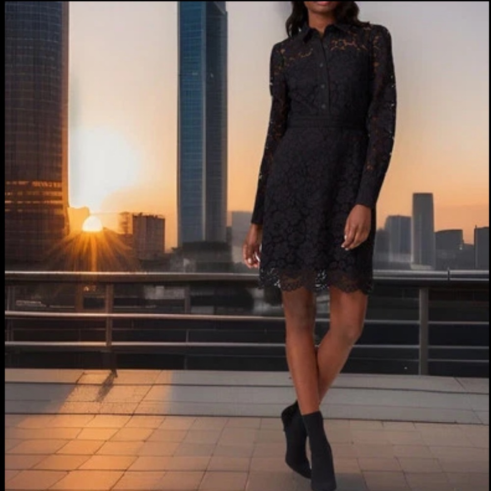 Shoshanna Highland Dress Intricately Black Lace Giving This Your Go 2 Sexy Dress